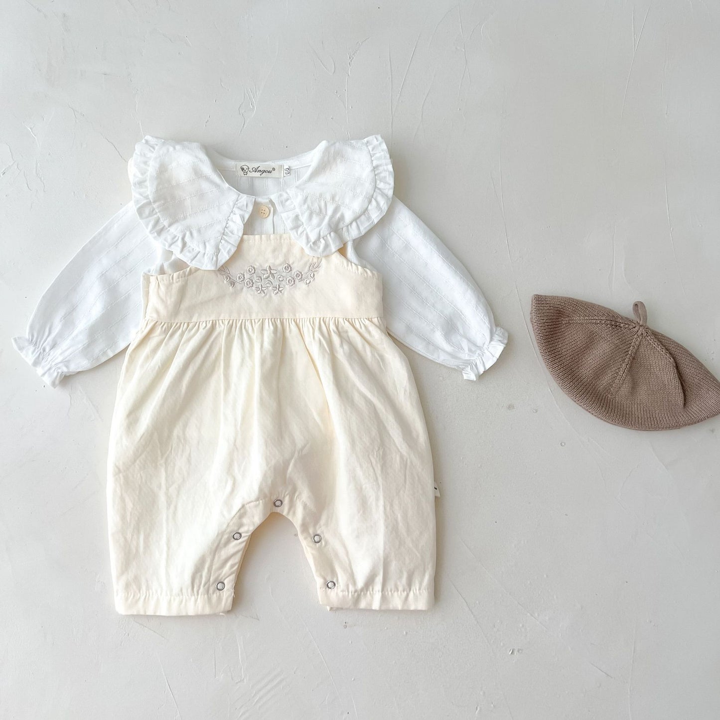 Adjustable Baby Girl Suspender Romper