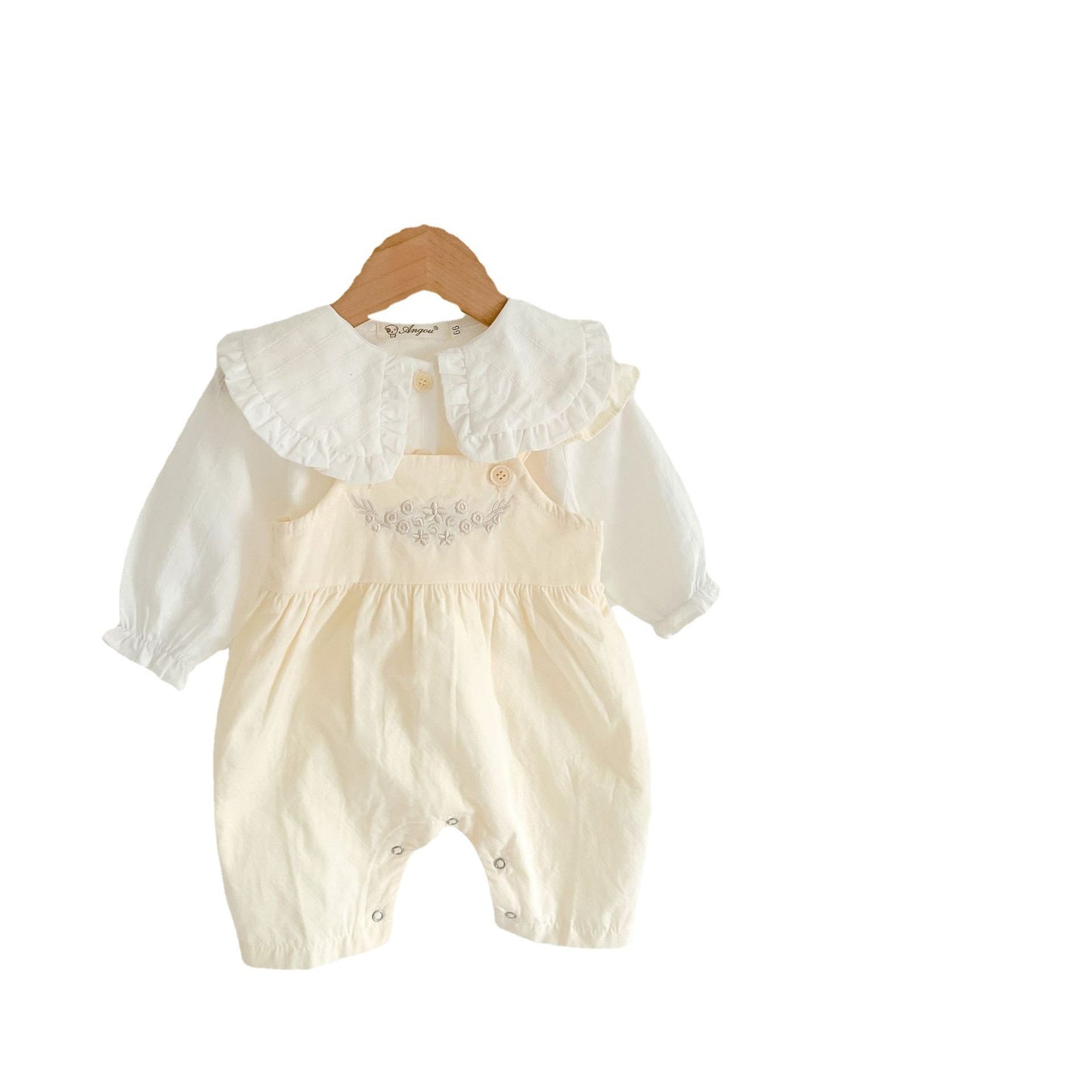 Adjustable Baby Girl Suspender Romper