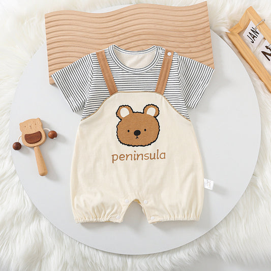 Cartoon Bear Baby Romper