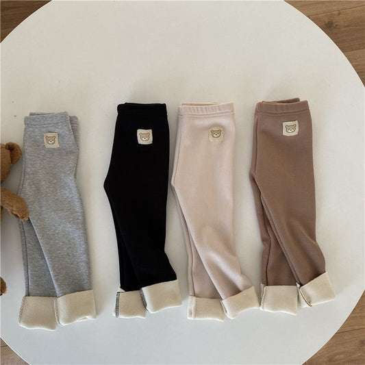 Fleece-Lined Girls' Leggings